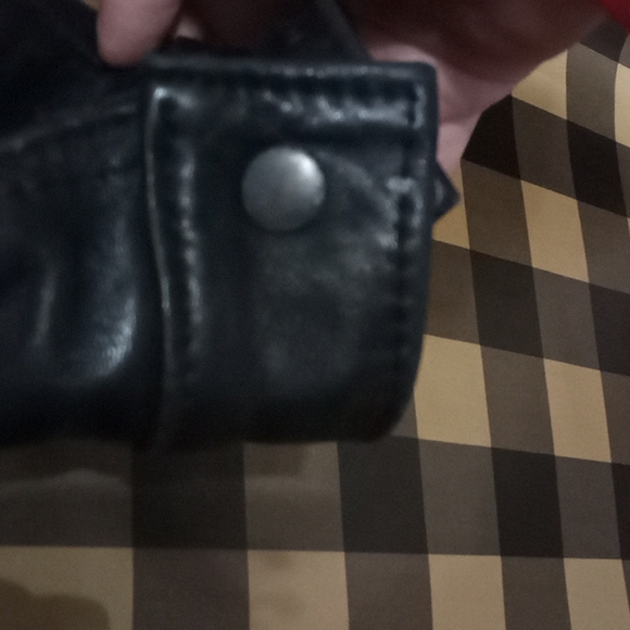 Leather bomber jacket SzM - Picture 3 of 14